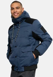 Indicode Winterjacke INJakobe Dunkelblau/Blau