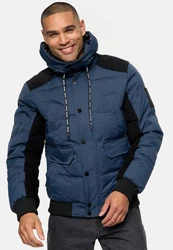 Indicode Winterjacke INJakobe Dunkelblau/Blau