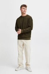 Solid Sweatshirt SDHaarvard Dunkelgrün/Khaki