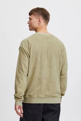 Solid Sweatshirt SDHaarvard Khaki/Beige