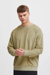 Solid Sweatshirt SDHaarvard Khaki/Beige
