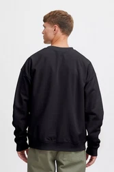 Solid Sweatshirt SDHamad Schwarz/Braun/Türkis