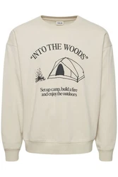 Solid Sweatshirt SDHamad Beige/Khaki/Braun
