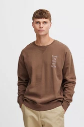 Solid Sweatshirt SDHalvard Braun/Khaki/Grau/Dunkelbraun/Beige