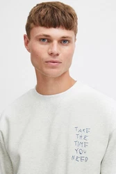 Solid Sweatshirt SDHalvard Grau
