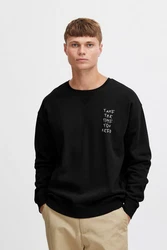 Solid Sweatshirt SDHalvard Schwarz