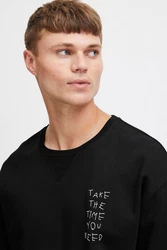 Solid Sweatshirt SDHalvard Schwarz