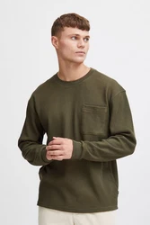 !Solid Sweatshirt SDHalwest Dunkelgrün/Khaki