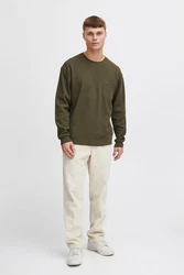!Solid Sweatshirt SDHalwest Dunkelgrün/Khaki