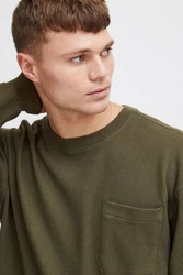 !Solid Sweatshirt SDHalwest Dunkelgrün/Khaki