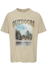 !Solid T-Shirt SDHamood Braun/Khaki/Türkis