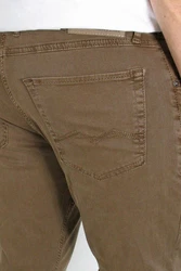 MAC 5-Pocket Jeans Macflexx Khaki/Braun/Dunkelgrün