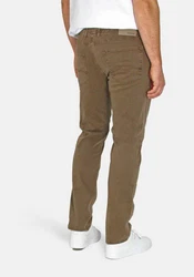 MAC 5-Pocket Jeans Macflexx Khaki/Braun/Dunkelgrün