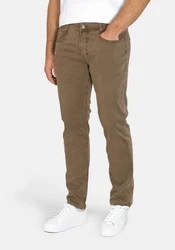 MAC 5-Pocket Jeans Macflexx Khaki/Braun/Dunkelgrün