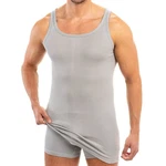 HERMKO Unterhemd 3007 Grau/Beige/Khaki