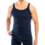 HERMKO Unterhemd 3007 Dunkelblau/Blau