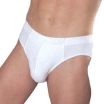 HERMKO Slip 3300 Herren Sportslip ohne Eingriff Creme/Weiß