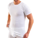 HERMKO Unterziehshirt 3842 Herren kurzarm Shirt Weiß/Creme