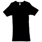 HERMKO Unterziehshirt 3842 Herren kurzarm Shirt Schwarz