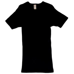 Unterziehshirt 3842 Herren kurzarm Shirt Doppelripp BIO-Baumwolle, 1/4-Arm Unterhemd