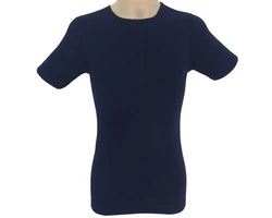 HERMKO Unterziehshirt Herren Business Shirt Dunkelblau