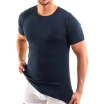 HERMKO Unterziehshirt Herren Business Shirt Dunkelblau