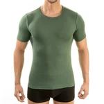 HERMKO Unterziehshirt Herren Business Shirt Dunkelgrün/Grün