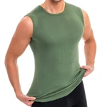 HERMKO Achseltop 3040 Herren Muskelshirt Dunkelgrün/Grün