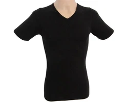 HERMKO Funktionsunterhemd 64880 Herren Business Funktionsshirt Schwarz