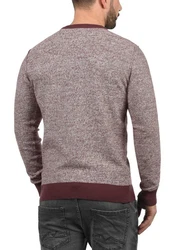 Blend Rundhalspullover BLEND BHNathan Lila/Bordeaux/Rosa/Dunkelrot/Braun