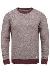 Blend Rundhalspullover BLEND BHNathan Lila/Bordeaux/Rosa/Dunkelrot/Braun