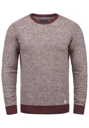Blend Rundhalspullover BLEND BHNathan Lila/Bordeaux/Rosa/Dunkelrot/Braun