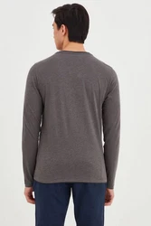 Blend Rundhalsshirt BLEND BHLeonas Khaki/Grau/Braun/Dunkelgrau/Beige