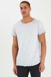 Blend Rundhalsshirt BLEND BHMino Weiß/Grau/Silber/Hellgrau/Schwarz/Creme