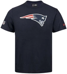 New Era T-Shirt NFL New England Patriots Team Logo Blau/Schwarz/Dunkelblau