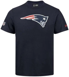 New Era T-Shirt NFL New England Patriots Team Logo Blau/Schwarz/Dunkelblau
