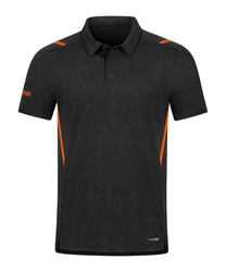 Jako Polo Challenge Dunkelgrau/Grau/Schwarz/Orange