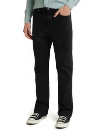 Bootcut-Jeans regulre, ausgestellte Beinform - 70s Bootcut Schwarz