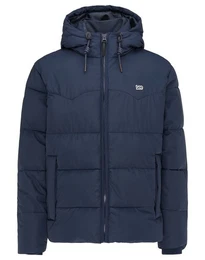 Winterjacke Steppjacke mit Kapuze - Puffer Jacket Navy