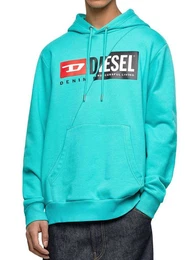 Kapuzensweatshirt Regular Fit Hoodie Trkis - S-GIRK-HOOD-CUTY 5II