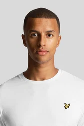 Lyle & Scott Langarmshirt Weiß/Creme/Gelb