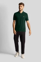 Lyle & Scott T-Shirt Poloshirt Dunkelgrün/Grün/Gelb