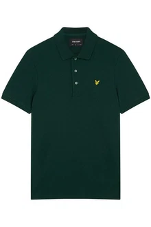 Lyle & Scott T-Shirt Poloshirt Dunkelgrün/Grün/Gelb