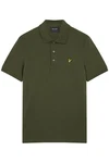 Lyle & Scott T-Shirt Poloshirt Dunkelgrün/Gelb/Grün