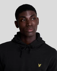 Lyle & Scott Hoodie Pullover goldgelb/schwarz