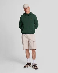 Lyle & Scott Hoodie Pullover Dunkelgrün/Grün/Gelb