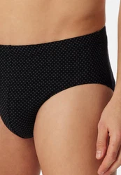 Schiesser Slip Cotton Casual Schwarz/Dunkelblau/Braun