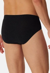 Schiesser Slip Cotton Casual Schwarz/Dunkelblau/Braun