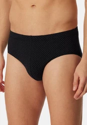 Schiesser Slip Cotton Casual Schwarz/Dunkelblau/Braun
