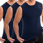 HERMKO Achseltop 3040 Herren Tank Top Unterhemd Dunkelblau
